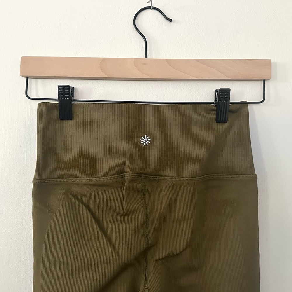 Athleta Aurora Seamless Tight in Acacia Olive Size Small - Picture 8 of 12